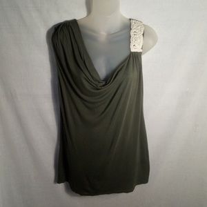 CANDIES OLIVE GREEN TOP SIZE XL
